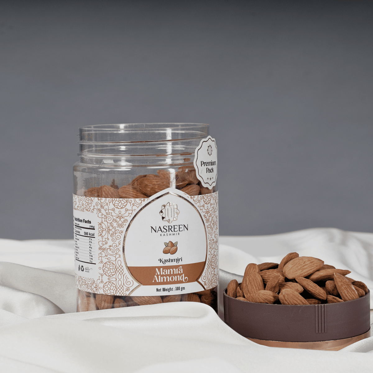 KASHMIRI ALMOND JAR 300GM